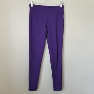 Reebok Purple Play Dry Stretch Leggings